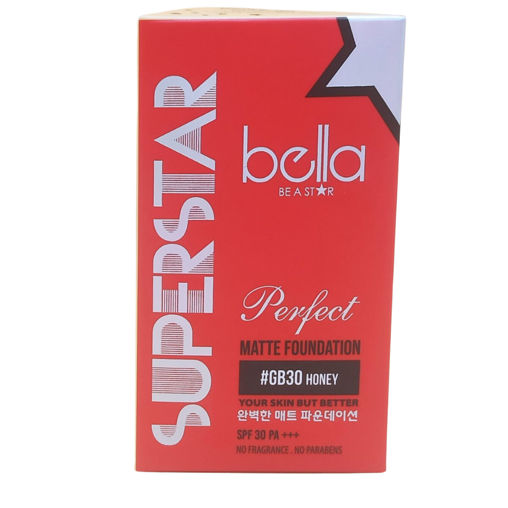 Bella Super Star Matt Foundation (15ml) - #GB30 Honey
