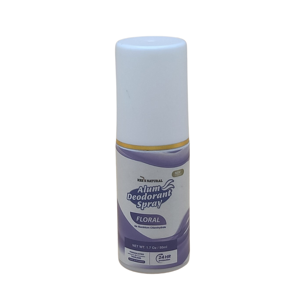 Kee's Natural Alum Deodorant Spray (Floral)