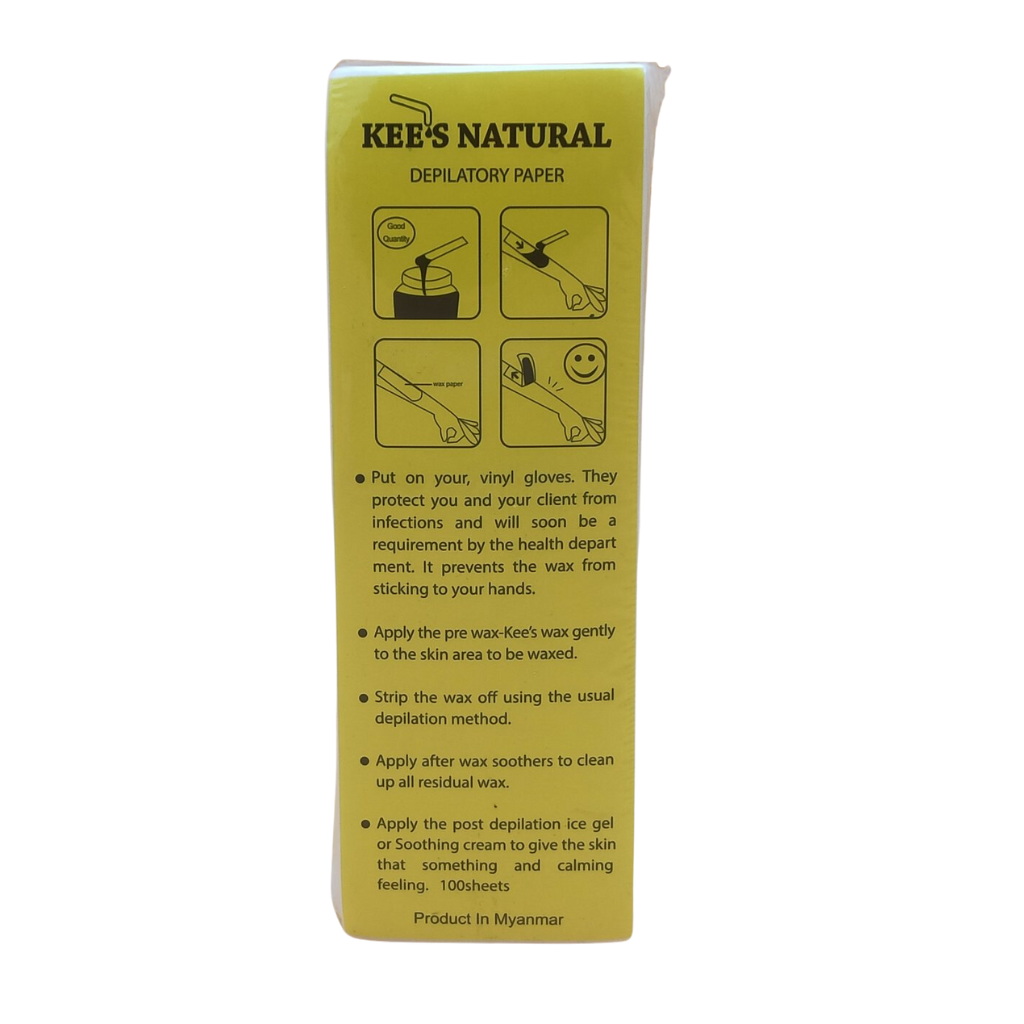 Kee's Natural Depilatory Paper