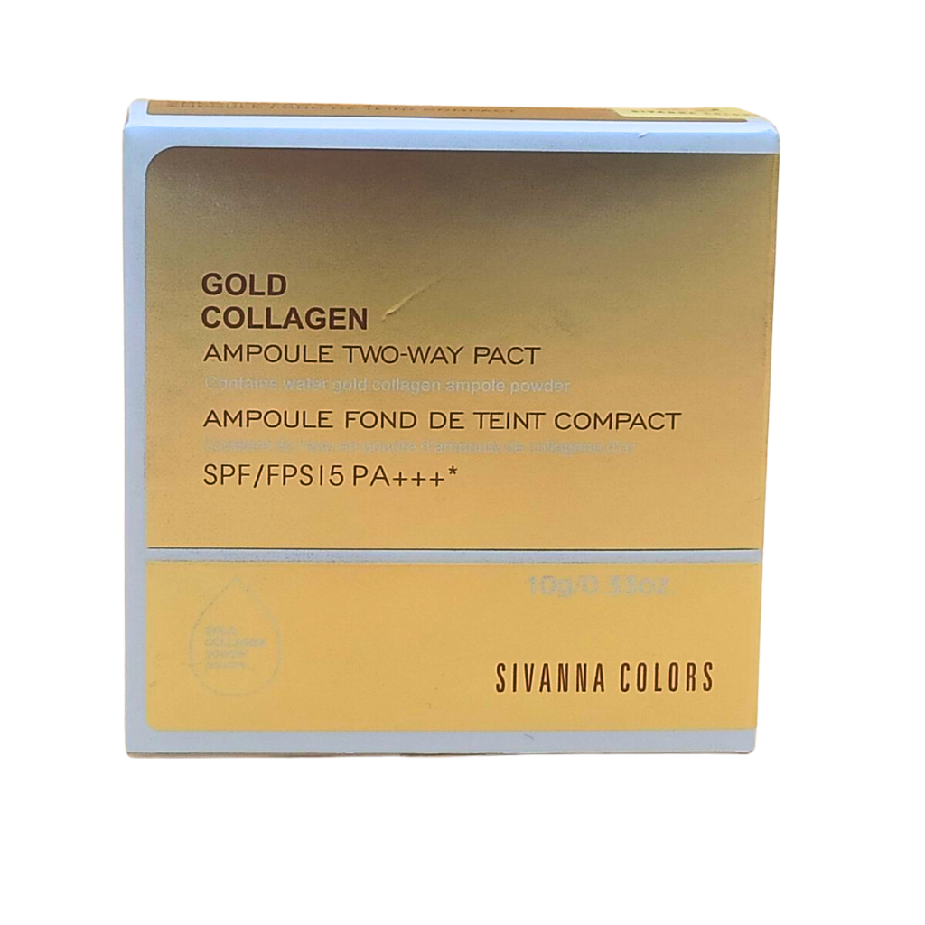 Sivanna Gold Collagen Ampoule Two-Way Pact (10g) - #22HF675